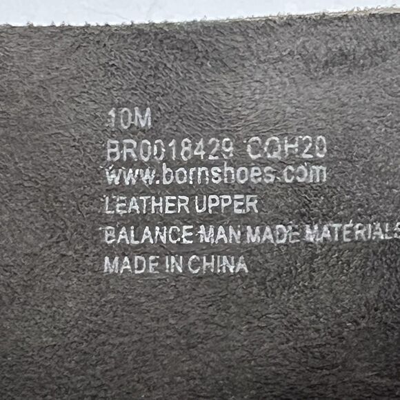 BORN Iwa Comfort Crisscross Flat Sandals Army Green Suede Size 10 - Picture 8 of 9